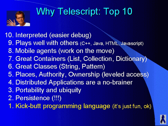 Why Telescript: Top 10